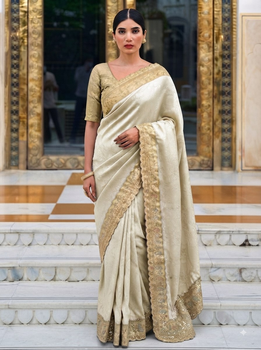 Wedding Wear Pure Kanjivarm Silk Work Saree