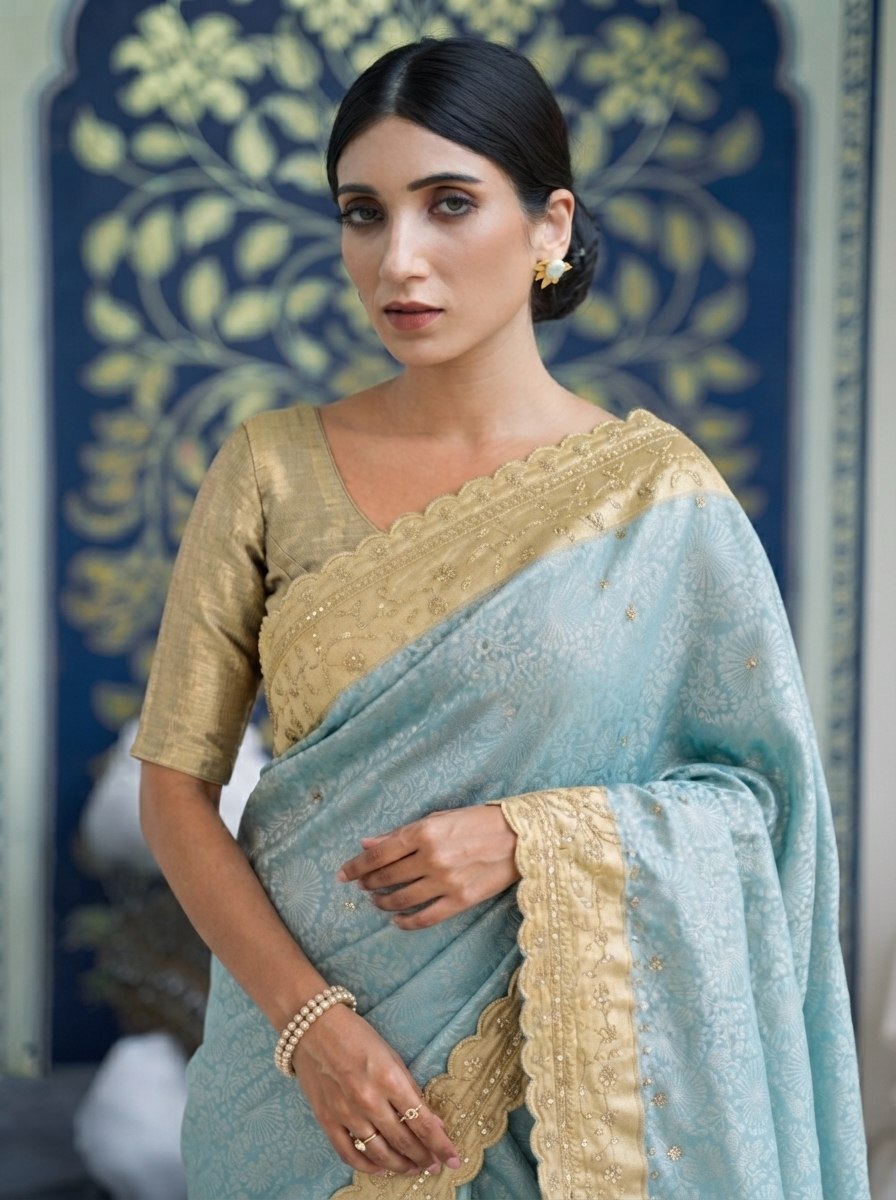 Wedding Wear Pure Kanjivarm Silk Work Saree