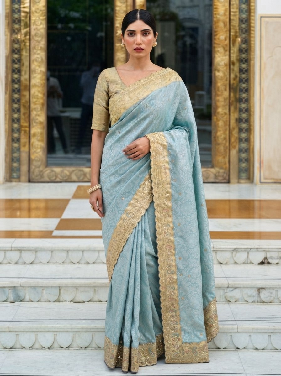 Wedding Wear Pure Kanjivarm Silk Work Saree