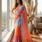 Very Soft and Elegant Rich look Soft Chinon Silk Digital Print Saree