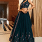 Lancement d'un Lehenga découpé à paillettes évasé de 4 mètres