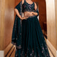 Lancement d'un Lehenga découpé à paillettes évasé de 4 mètres