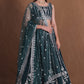Goergette Multi Sequence embroidery choli