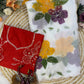 Soft Tebby Silk Beautiful floral hand print with beads and sequins work saree