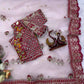 Soft Butterfly Net Fabric Sequance and multi thread Embroidery Work Saree
