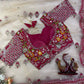 Soft Butterfly Net Fabric Sequance and multi thread Embroidery Work Saree