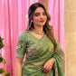 Designer Party Wear Fendy Satin Silk Saree