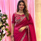 Designer Party Wear Fendy Satin Silk Saree