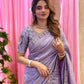Designer Party Wear Fendy Satin Silk Saree