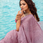 Georgette saree with sequins work choli