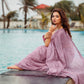 Georgette saree with sequins work choli