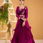 Heavy Fandy Satin with  Embroidery & Sequins Work Lehenga