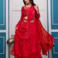 Heavy Fandy Satin with  Embroidery & Sequins Work Lehenga