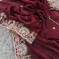 Very Soft nd Elegant Rich look fendy sartin fabric saree