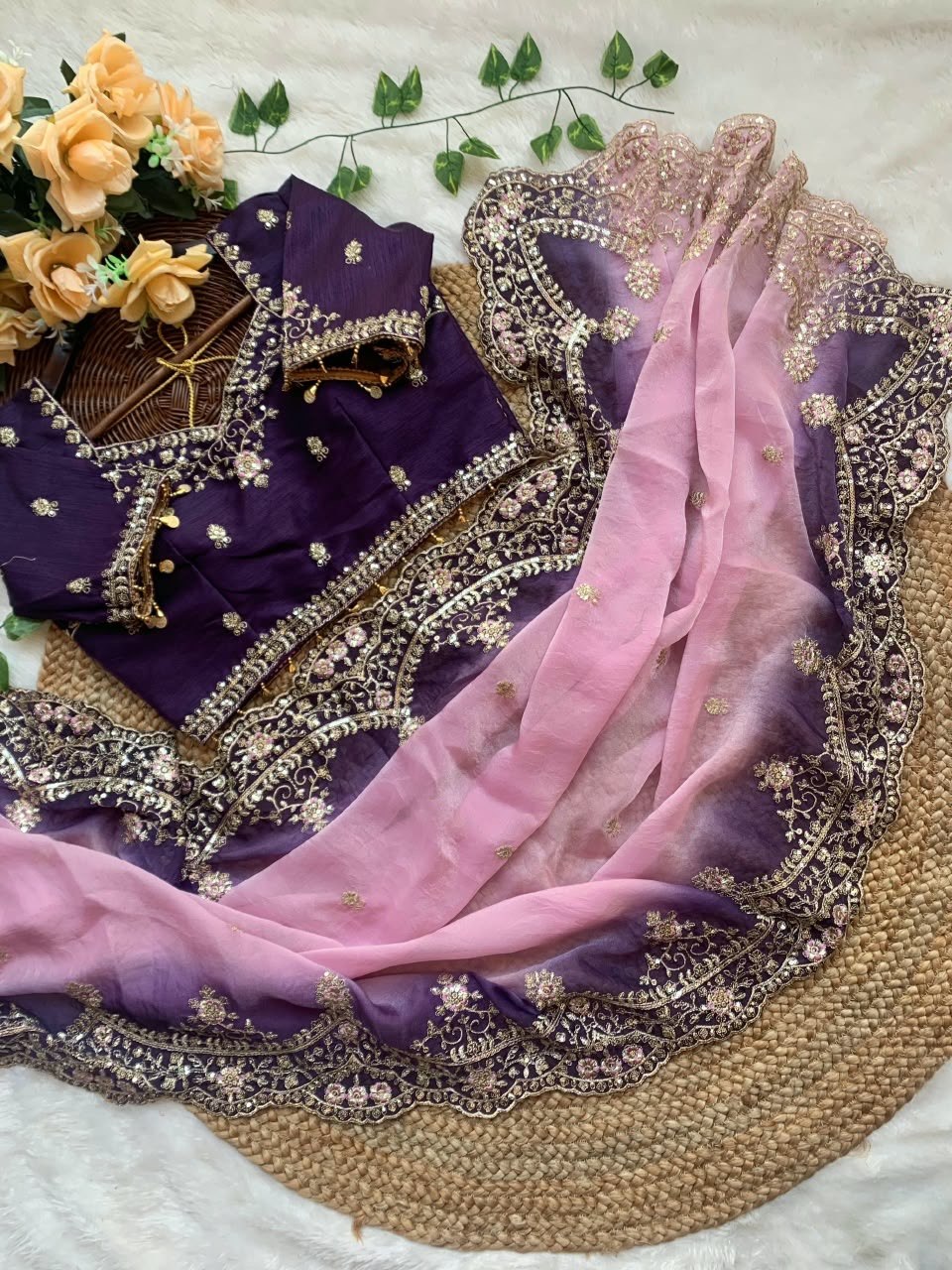 Very soft nd elegant Rich look nc moss pedding fabric saree