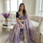 very soft nd elegant fendy chiffon fabric saree