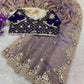 very soft nd elegant fendy chiffon fabric saree