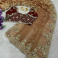 very soft nd elegant fendy chiffon fabric saree