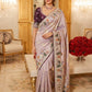 Wedding Wear Pure Kanjivarm Silk Heavy Embroidery Work Saree