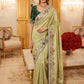 Wedding Wear Pure Kanjivarm Silk Heavy Embroidery Work Saree