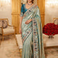 Wedding Wear Pure Kanjivarm Silk Heavy Embroidery Work Saree