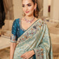 Wedding Wear Pure Kanjivarm Silk Heavy Embroidery Work Saree