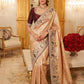 Wedding Wear Pure Kanjivarm Silk Heavy Embroidery Work Saree