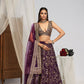 Georgette Zari Sequence Embroidery Choli