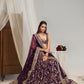 Georgette Zari Sequence Embroidery Choli
