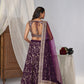 Georgette Zari Sequence Embroidery Choli