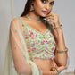 Georgette Zari Sequence Embroidery Choli