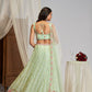 Georgette Zari Sequence Embroidery Choli