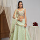 Georgette Zari Sequence Embroidery Choli