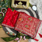 Pure Sartin saree with weaving jaquard nd mina work