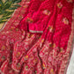 Pure Sartin saree with weaving jaquard nd mina work