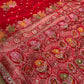 Pure Sartin saree with weaving jaquard nd mina work