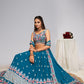 Lancement d'un Lehenga découpé à paillettes évasé de 4 mètres