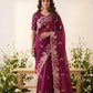 Party & Wedding Wear Soft  Space silk Saree