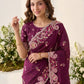 Party & Wedding Wear Soft  Space silk Saree