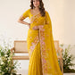 Party & Wedding Wear Soft  Space silk Saree