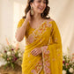 Party & Wedding Wear Soft  Space silk Saree