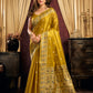 Premium Tissue Silk Saree With Tassels