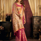 Premium Tissue Silk Saree With Tassels