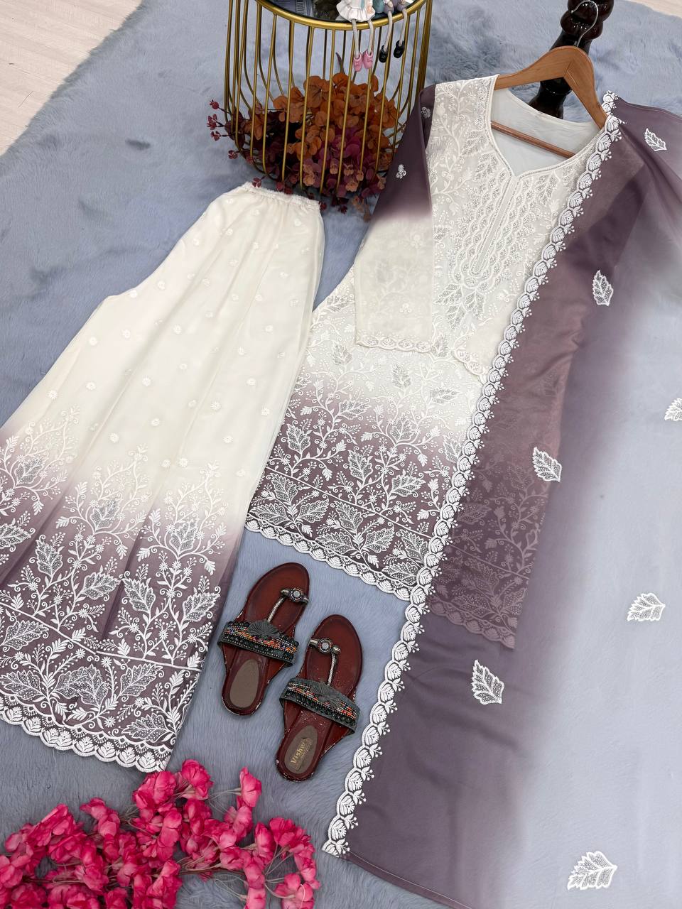 PREMIUM DESIGNER READYMADE TOP PLAZZO COLLECTIONS