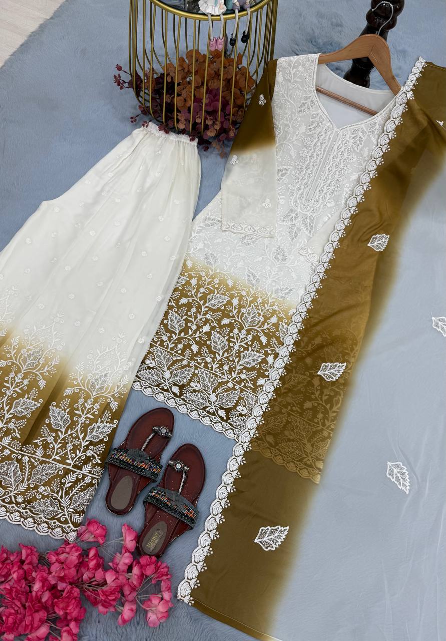 PREMIUM DESIGNER READYMADE TOP PLAZZO COLLECTIONS