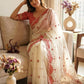 Beautiful Aplic work with sequins and thread Embroidery Work Saree