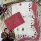 Beautiful Aplic work with sequins and thread Embroidery Work Saree