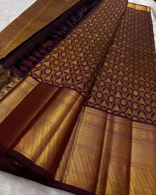 PURE GOLD ZARI SAREE