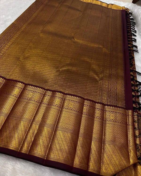 PURE GOLD ZARI SAREE