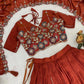 NC Vichitraa Multi Embroidery n Pipe Bead With Traditional Work Lehenga